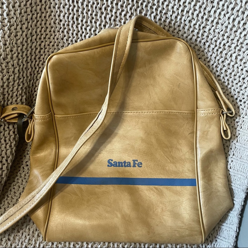 Vintage Santa Fe Railroad Messenger Bag